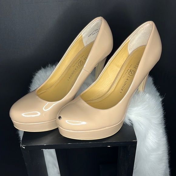 Nude Platform Heel - Picture 2 of 6
